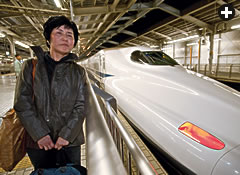 Chieko Kinoshita travels from her home in Hiroshima to Yamaoka’s class in Osaka on the shinkansen, or bullet train. “Just the letters themselves are beautiful. Some kind of art. Maybe art is the most important part,” she says.