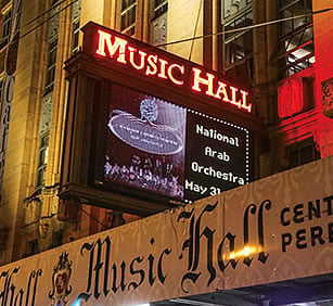 Detroit Music Hall, below-right, which opened in 1928 and is now the home venue for the NAO.