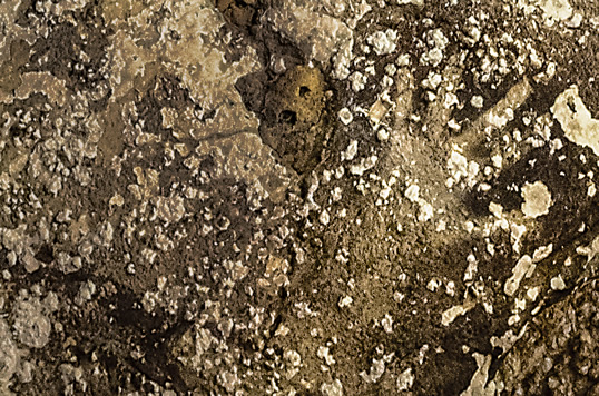 Fue de este estarcido de una mano, en Leang Timpu-seng, que se tomó el rectángulo de muestra cerca del meñique cuya datación por uranio-torio arrojó una fecha mínima de 39.900 años. Pampang imita el método del artista y coloca la mano sobre la pared en otra cueva.