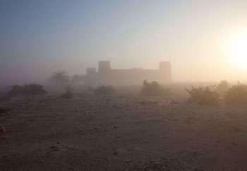 Tras ser restaurado, el fuerte de Al Zubarah se convirtió en el centro para visitantes de la Autoridad de Museos de Qatar.