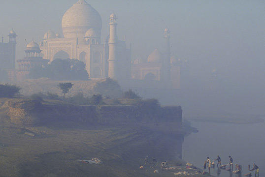 The Taj Mahal. 