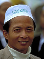 A Muslim member of the party that welcomed Lawton and Wheeler to Quanzhou at the end of their retracing of Islam's path east. 