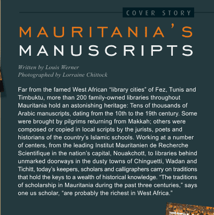 Mauritania's Manuscripts