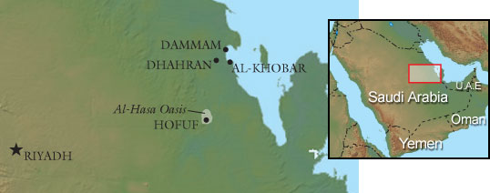 Hajar map