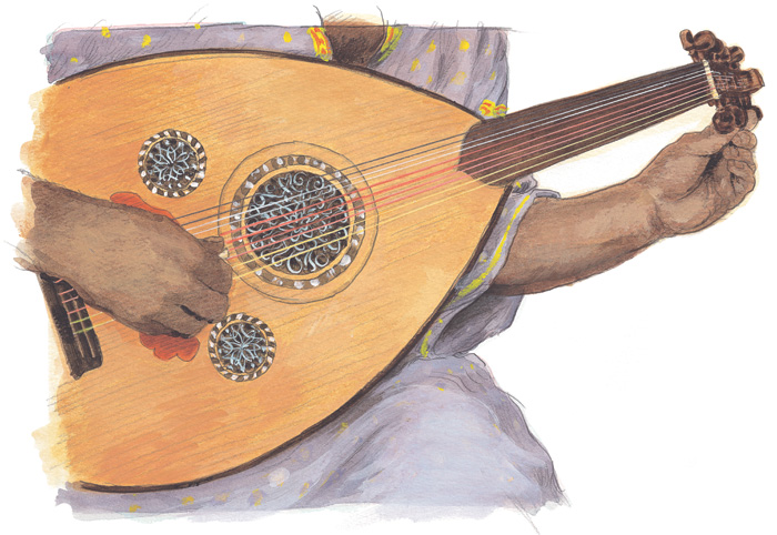 Ziryab is most renowned in the Arab world for his improvements to the &lsquo;ud. He added a second pair of red strings between the second and third courses, making five pairs of strings in all&mdash;a change credited with giving the instrument a soul.