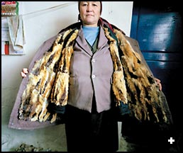 A hunter’s entire family is often well-outfitted with coats and vests lined with corsac-fox fur.