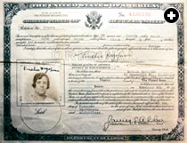 A 1936 certificate of US citizenship granted to Emelia Hagopian lists her prior citizenship as "Syrian." Though her husband came from the same place, his certificate lists his prior citizenship as "Turkish."