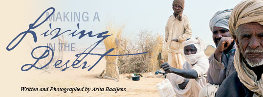 Making a Living in the Desert - Written and Photographed by Arita Baaijens