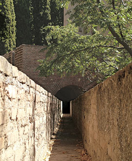 This larger acequia once helped bring water to the gardens of the Alhambra. 