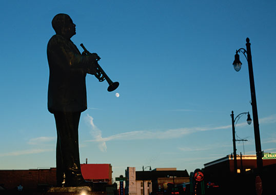 In the Memphis city park that carries his name, a statue of W. C. Handy commemorates his introduction of the blues along the city’s famously musical Beale Street. 