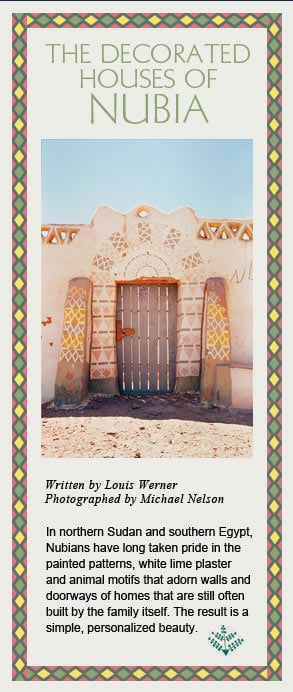 The Decorated Houses of Nubia