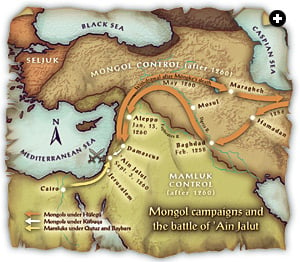 Mongol campaigns and the battle of 'Ain Jalut
