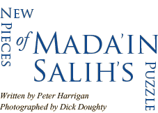 New Pieces of Mada’in Salih’s - Written by Peter Harrigan, Photographed by Dick Doughty