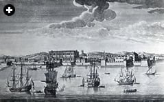 Pepper’s high profits helped propel European colonialism, and this engraving depicts the port of Bombay (now Mumbai) in the mid-18th century, when much of Malabar’s pepper exports passed through that entrepôt into the holds of ships of the British East India Company. 