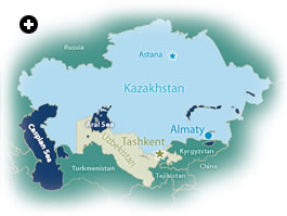 Almaty and Tashkent