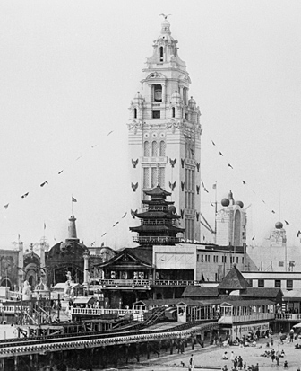 Dreamland Tower, Coney Island, 1904
