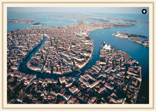 Venice’s Grand Canal curves east at its mouth and opens toward the Mediterranean—and the world. It served as Europe’s maritime gateway to Turkey, the Levant and North Africa for more than a millennium.