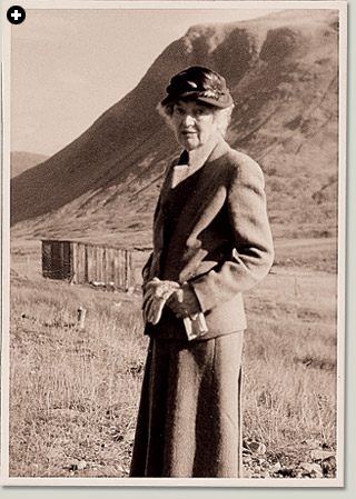 At her Glencarron estate in northwest Scotland, Lady Evelyn was known as a superior deerstalker and hunter.