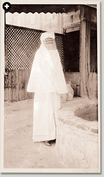 Lady Evelyn in Jiddah.