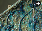 Scarcity of wood in many Islamic lands spurred artisans toward the intricate assembly of smaller pieces, as they did to produce this detail of a door from 17th-century Iran that stands 2.4 meters (8') high.