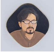 2003 NCA graduate Ahsan Jamal’s series of small, psychologically astute miniature portraits was shown in New York last summer.