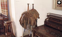 Few of Musil’s belongings survive from his desert journeys, but among the few is his treasured camel saddle, displayed in the Alois Musil Hall at the Vyškov Museum.