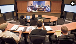 Georgetown University's Education City branch, feature live videoconferencing. 