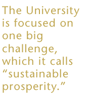 kaust is focused on one big challenge, which it calls sustainable prosperity.