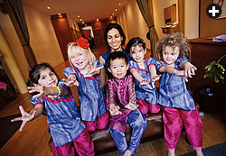 A children’s class at Dhoonya Dance in New York.