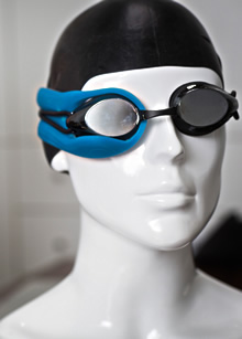 Swimmer and engineer Hind Hobeika, 26, invented high-tech swim goggles, called Instabeat, that allow swimmers to track their heart rates throughout each workout.