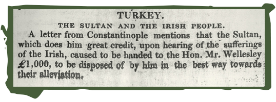 On April 21, 1847, the London Times praised the gift, briefly. 