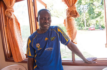 Traditional fishing and farming, raising coconuts, cassava or bananas, all appeal less and less to the town’s largely young population. Rajubu Vwai, top, grew up as a fisherman and farmer in Mlingotini, but he recently signed up for training as a tour guide.