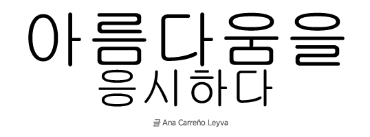 아름다움을 응시하다 // 글 ANA CARREÑO LEYVA